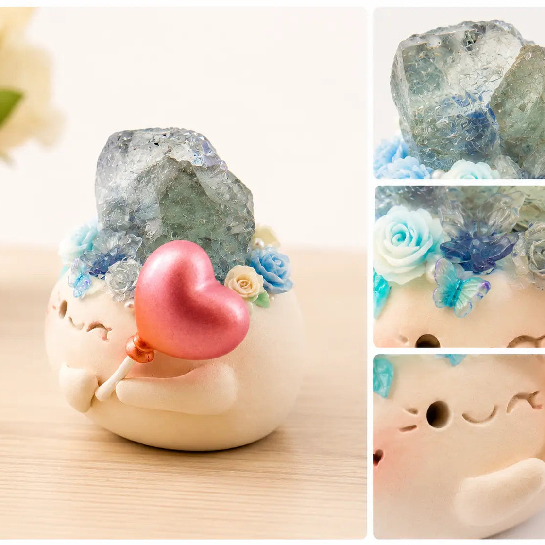 Lucky Fluorite Crystal Pet Shinepurity