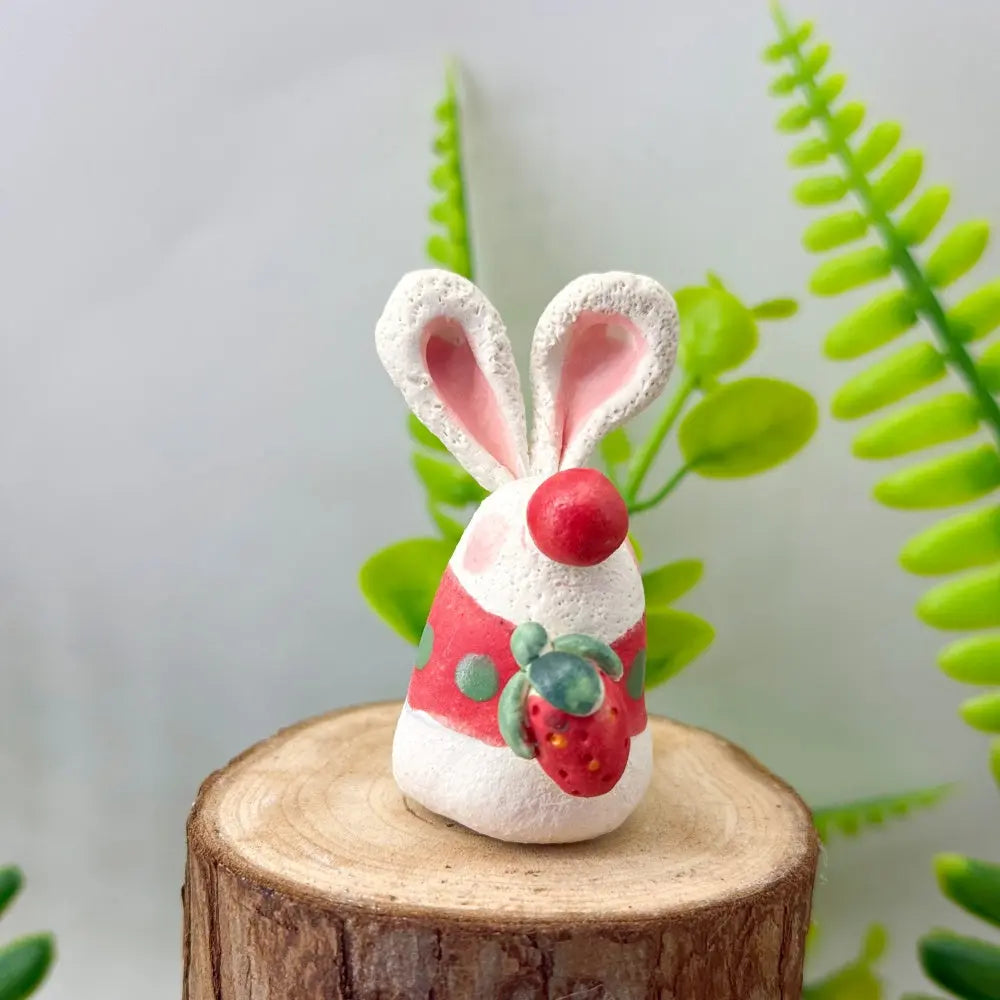 Give Life a Little Softness Handmade Underglaze Ceramic Bunny Shinepurity