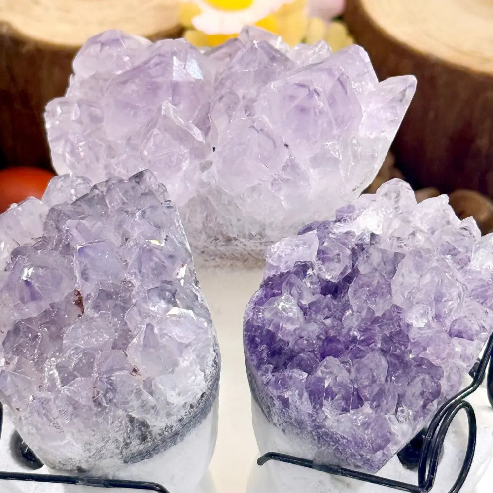 Intellectually Cute Amethyst Crystal Pet – A Charming Desktop Accent Shinepurity