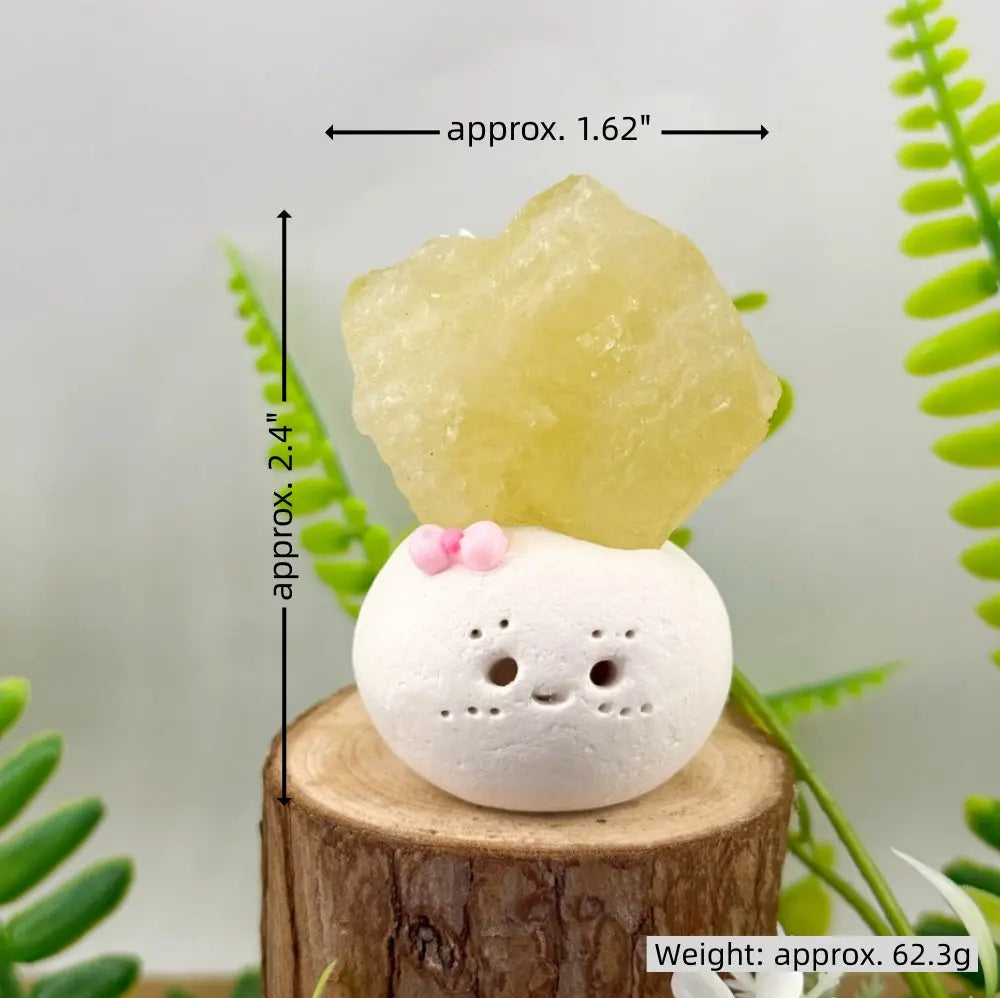 A Citrine Crystal Pet Gentle Like Sunshine Shinepurity