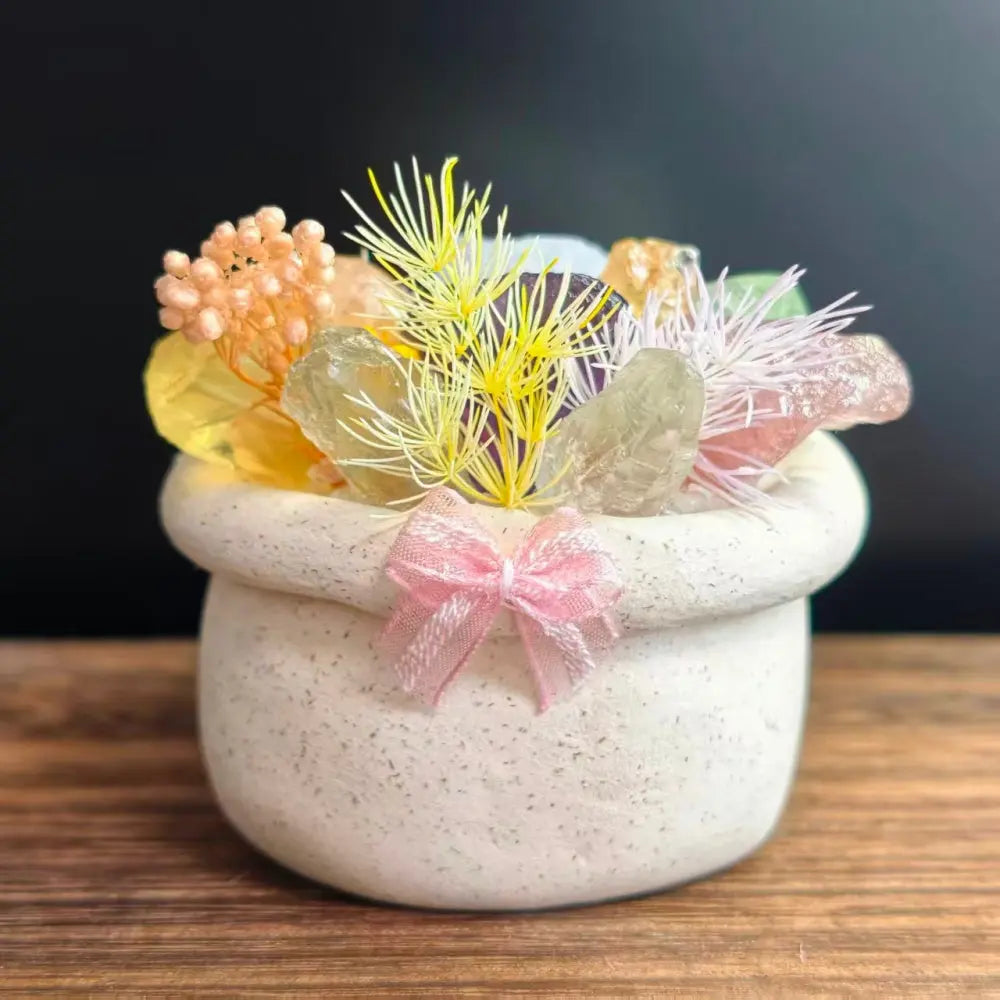 Customize | Little Garden of Good Vibes — Flower-Pot Crystal Pet Shinepurity