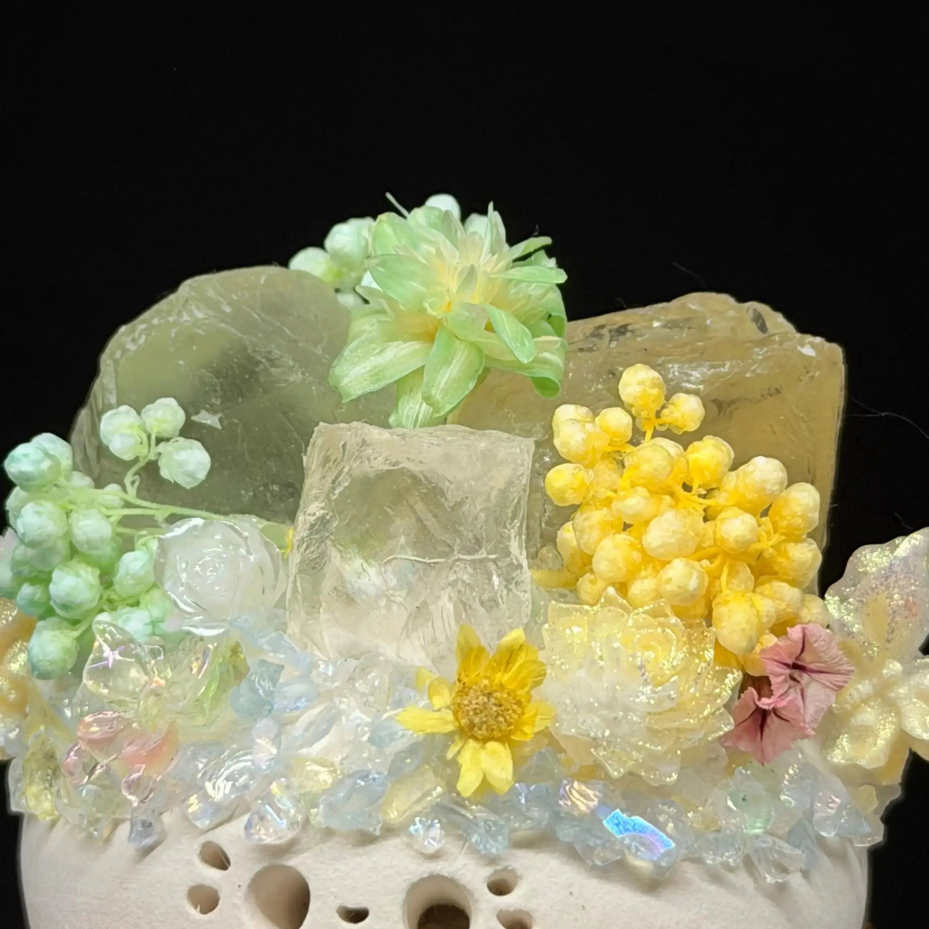 Spring Garden Crystal Pet Decor Shinepurity