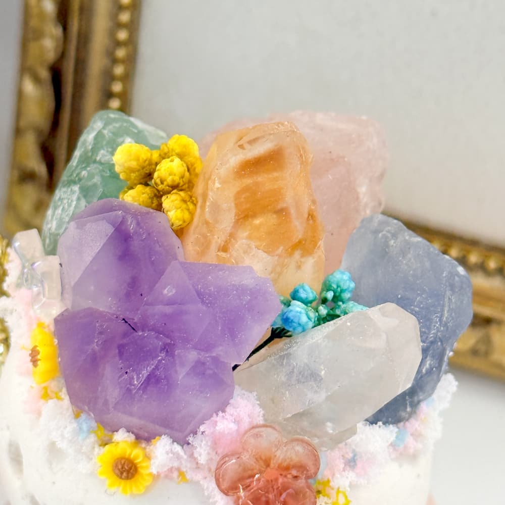 Tiny Rotating Crystal Pet Figurine Shinepurity
