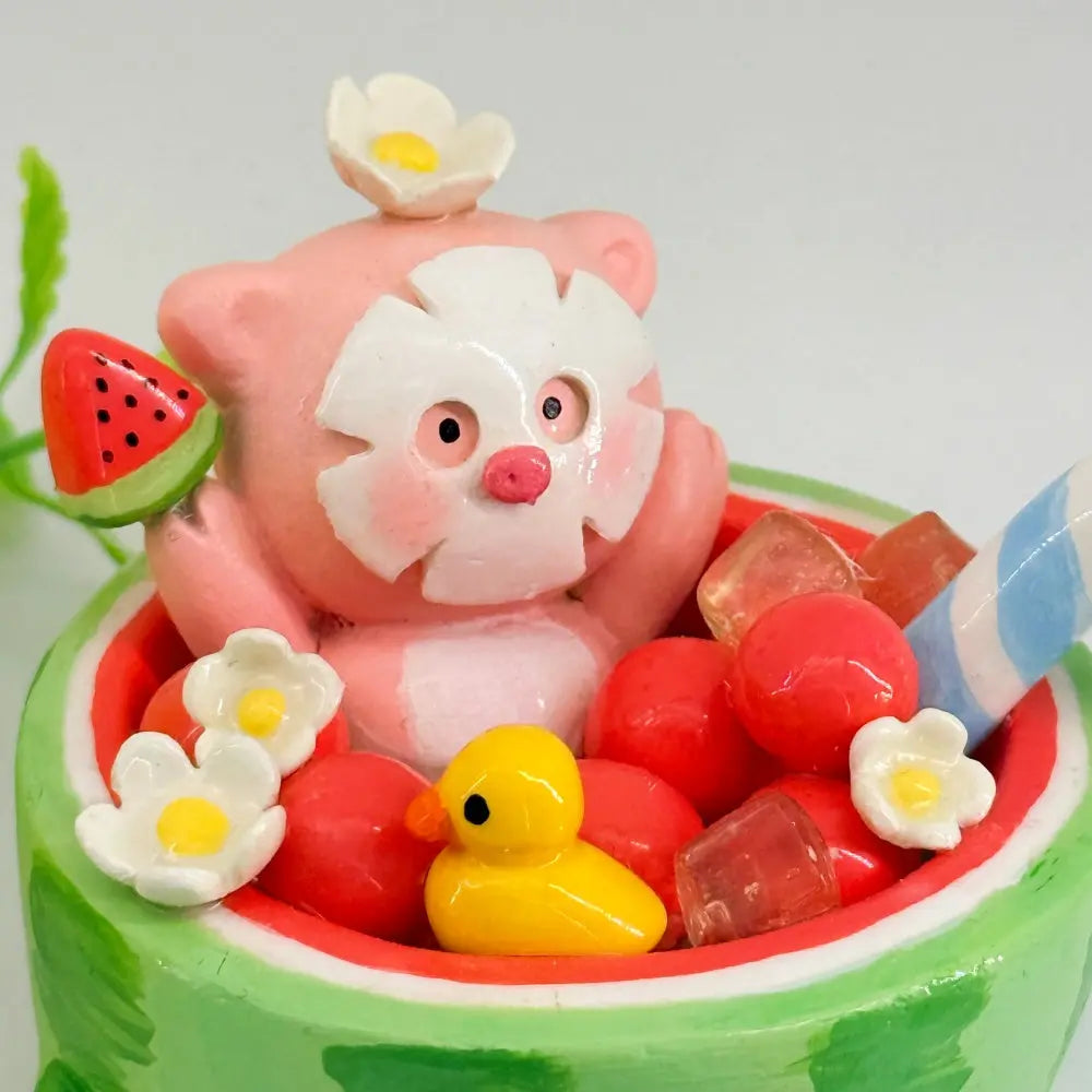 Designer Limited Edition| Dessert Collection Watermelon Figurine A Bite of Summer Joy Shinepurity