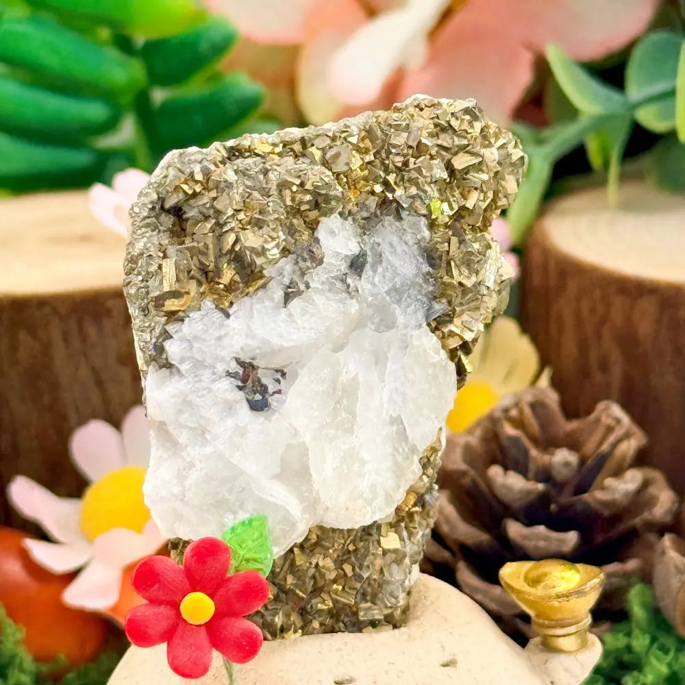 Pyrite Crystal Pet A Gentle Sense of Strength Shinepurity