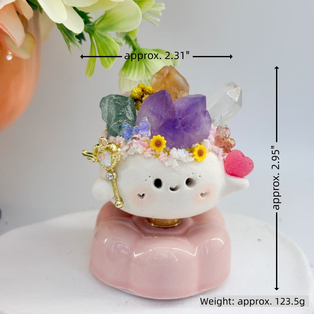 Tiny Rotating Crystal Pet Figurine Shinepurity