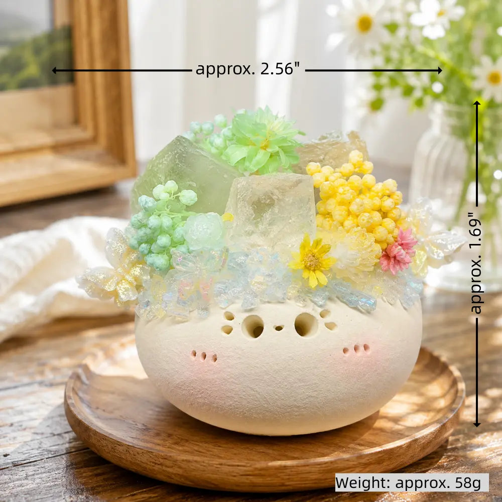 Spring Garden Crystal Pet Decor Shinepurity