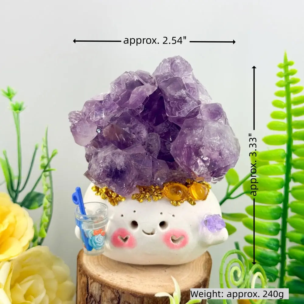 Amethyst Crystal Pet Bring Ease to Everyday Shinepurity