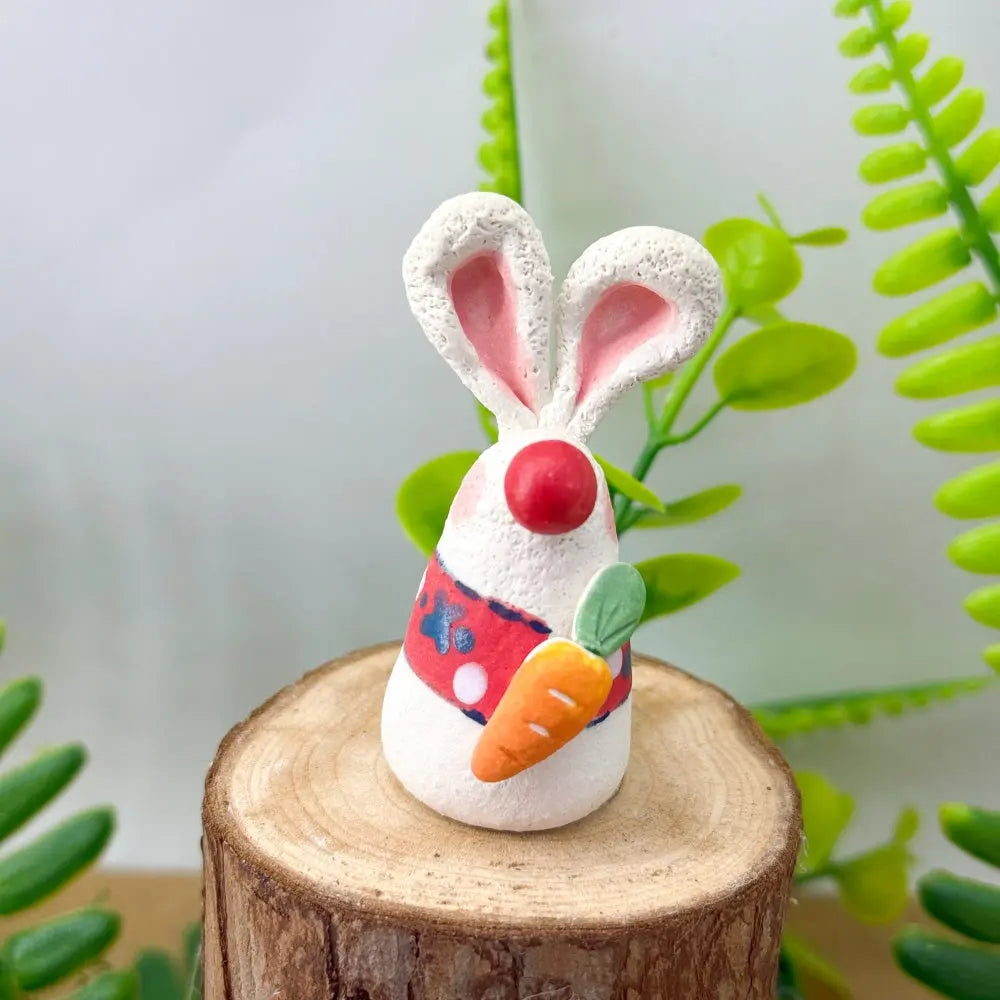 Give Life a Little Softness Handmade Underglaze Ceramic Bunny Shinepurity