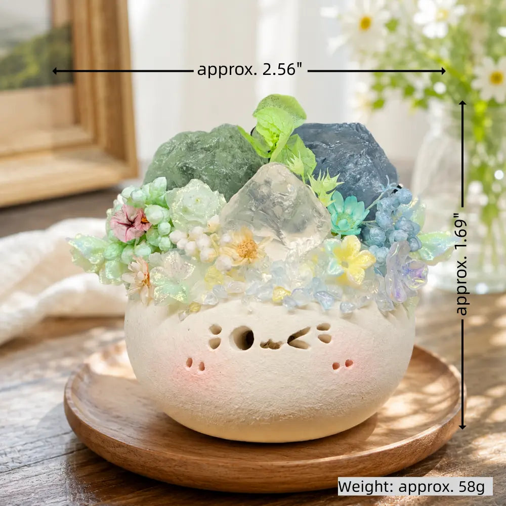 Forest Garden Crystal Pet Handmade Decor Shinepurity