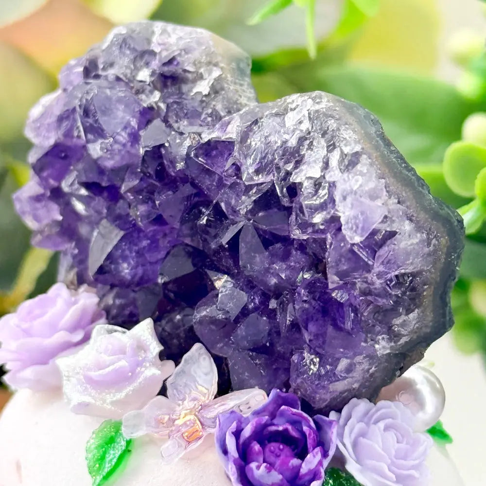Amethyst Heart Crystal Pet Bringing Softness into Everyday Life Shinepurity