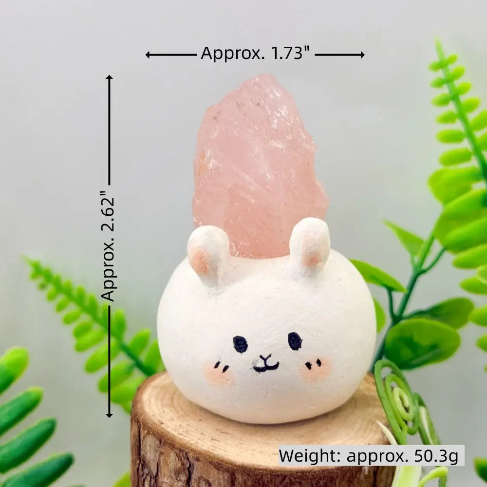 Simple Yet Warm Rose Quartz Crystal Pet Shinepurity