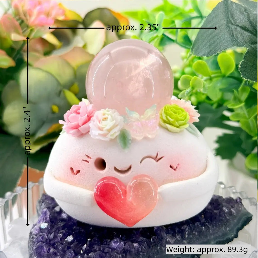Rose Quartz Crystal Pet A Quiet and Gentle Little Presence Shinepurity