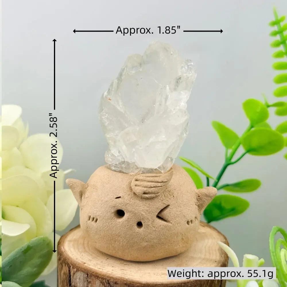 Clear Quartz Crystal Pet A Light and Soothing Little Companion Shinepurity