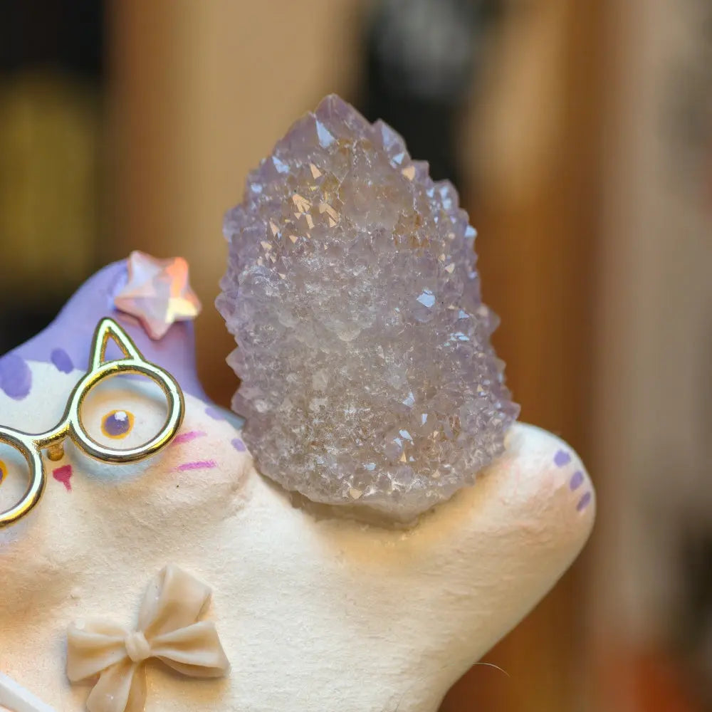Designer Limited Edition | Relaxing Spirit Quartz Crystal Pet Cat Shinepurity