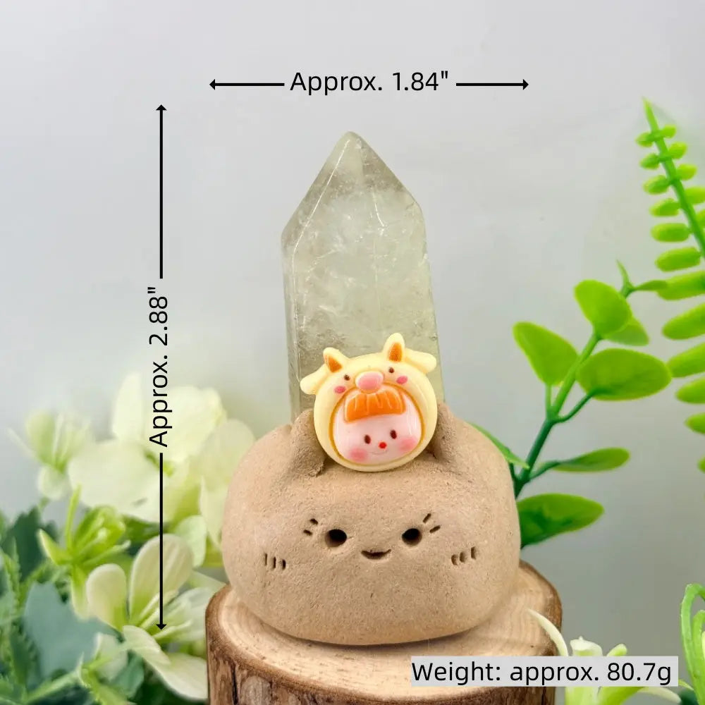 Taurus Citrine Crystal Pet | Bring Warmth and Stability into Your Everyday Shinepurity