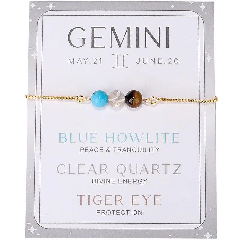 12 Zodiac Signs Beaded Bracelet - Shinepurity