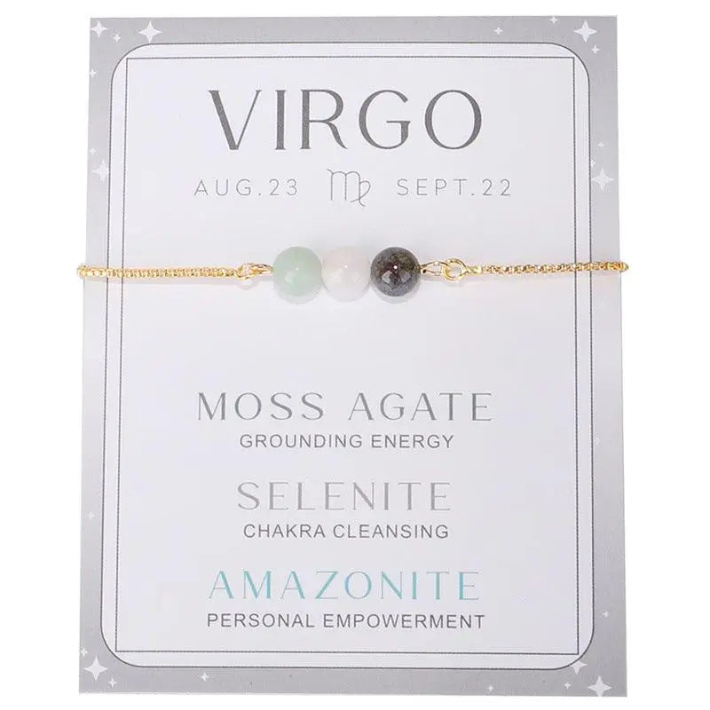 12 Zodiac Signs Beaded Bracelet - Shinepurity