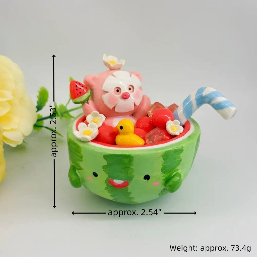 Designer Limited Edition| Dessert Collection Watermelon Figurine A Bite of Summer Joy Shinepurity