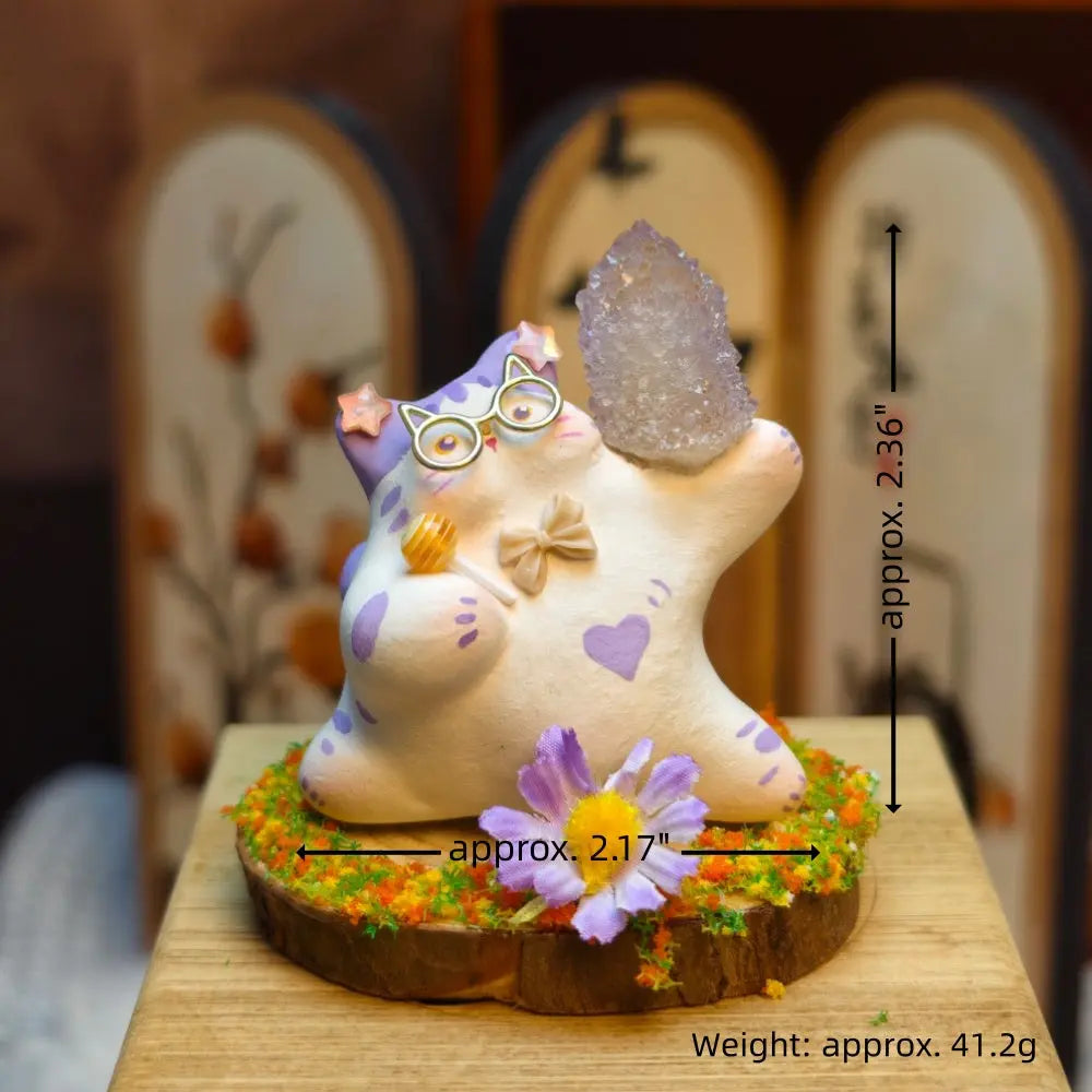 Designer Limited Edition | Relaxing Spirit Quartz Crystal Pet Cat Shinepurity