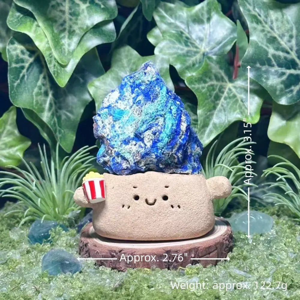 Blue Energy Azurite Crystal Pet Shinepurity