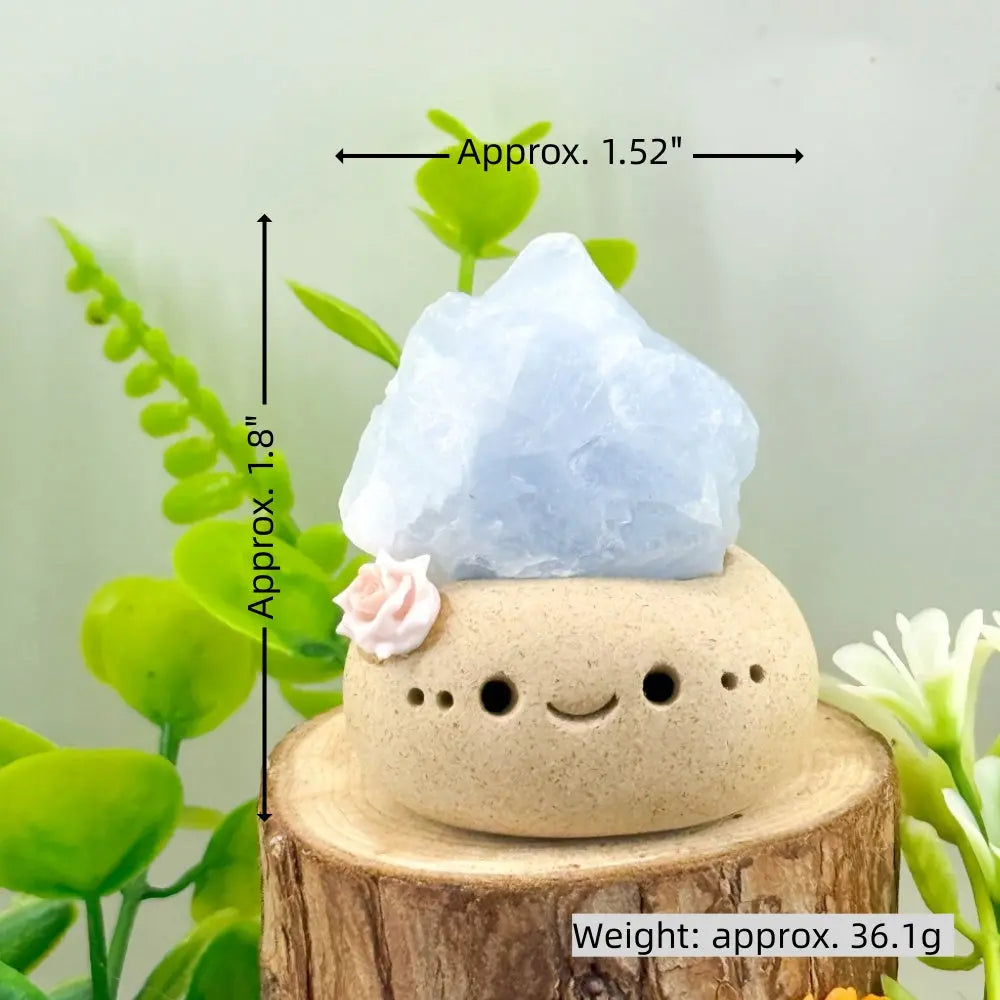 Blue Kyanite Crystal Pet for Cooling the Mind Shinepurity