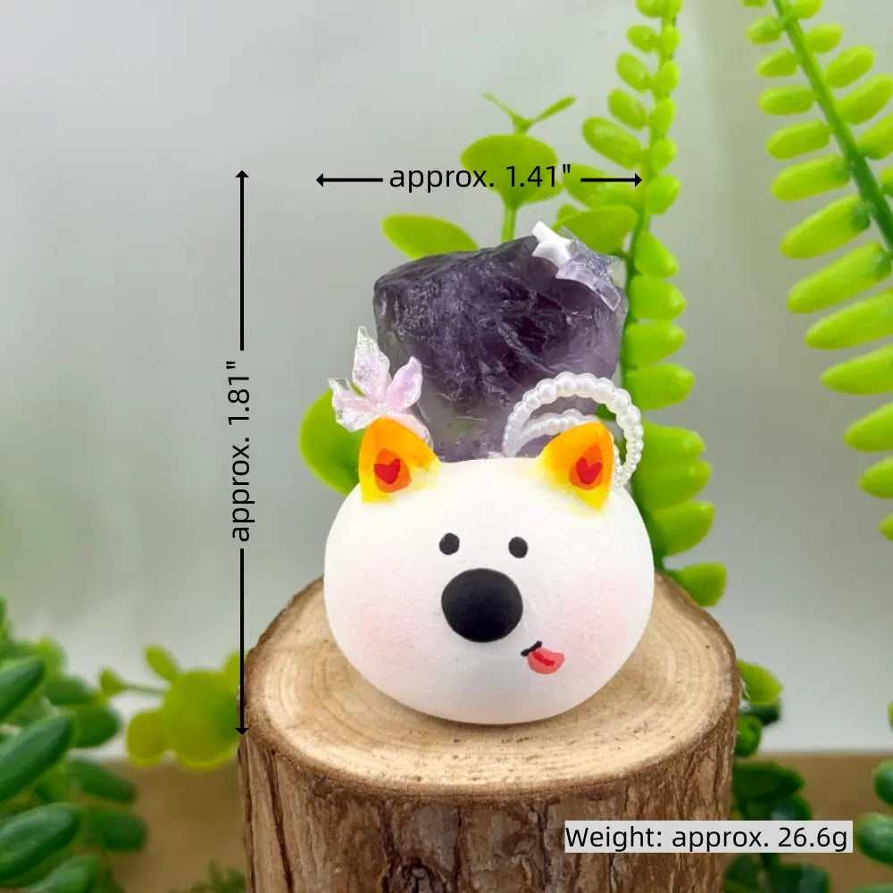 Your Calm & Comforting Companion Amethyst Puppy Crystal Pet Shinepurity