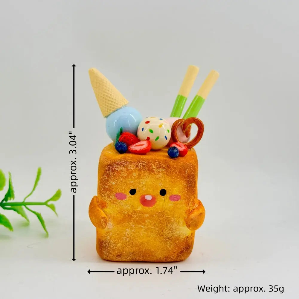 Designer Limited Edition| Dessert Collection Bread Figurine Freshly Baked Warmth Shinepurity