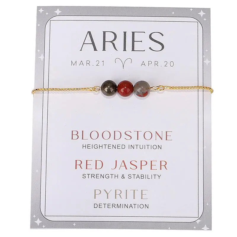 12 Zodiac Signs Beaded Bracelet - Shinepurity