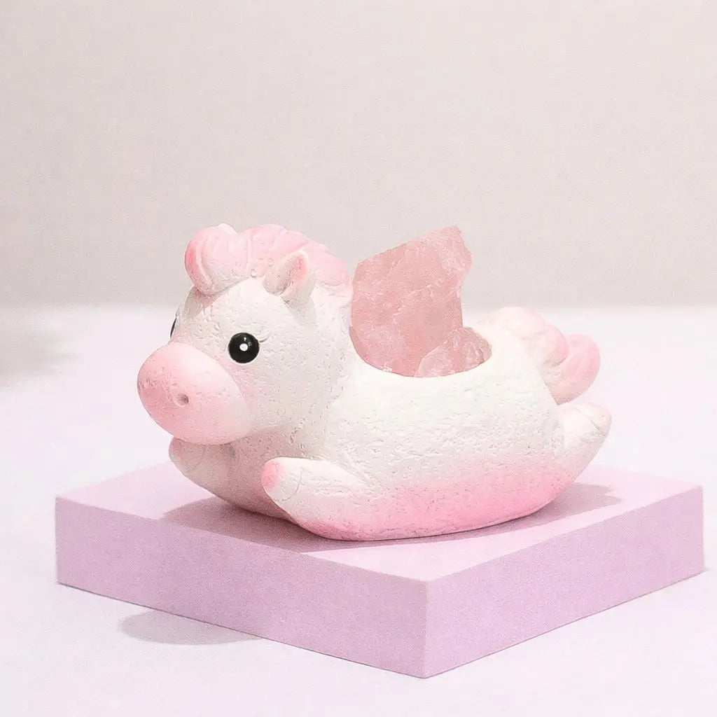 Calm Aura Crystal Pony — Mini Desk Buddy Shinepurity