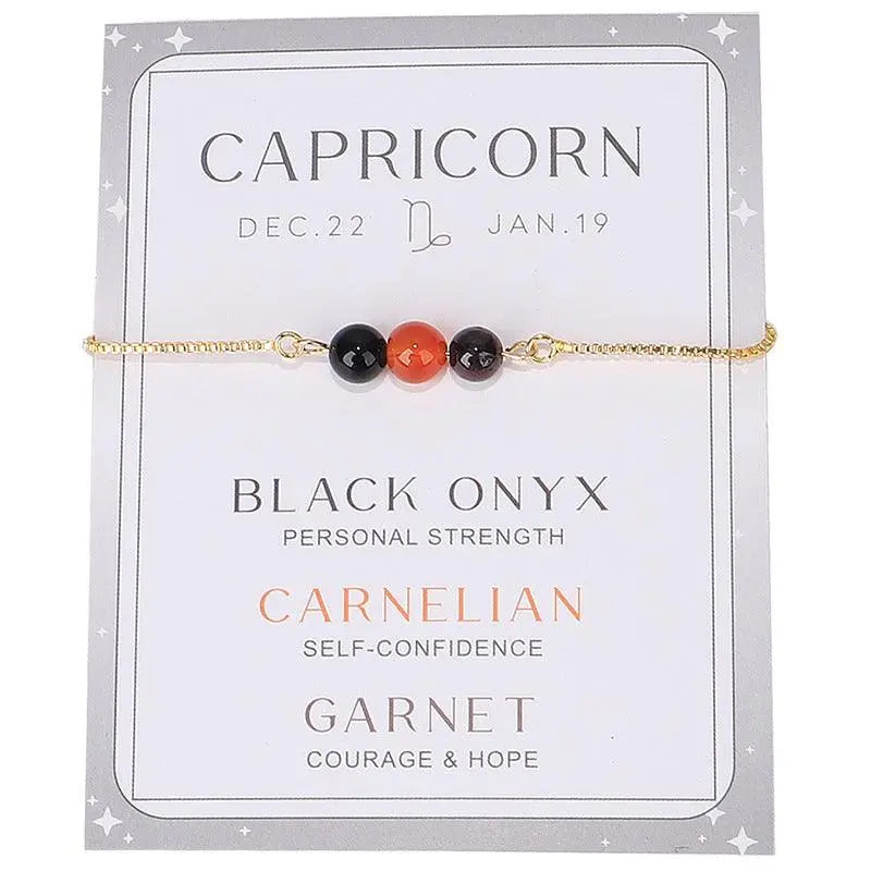 12 Zodiac Signs Beaded Bracelet - Shinepurity