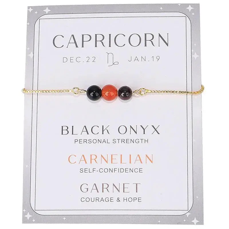 12 Zodiac Signs Beaded Bracelet - Shinepurity