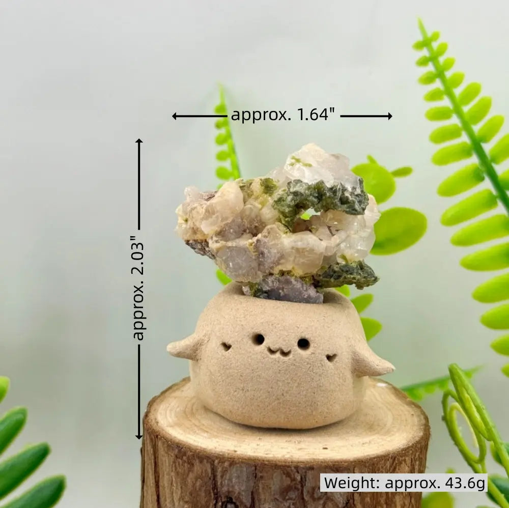Forest Zen Handcrafted Epidote Crystal Pet Shinepurity