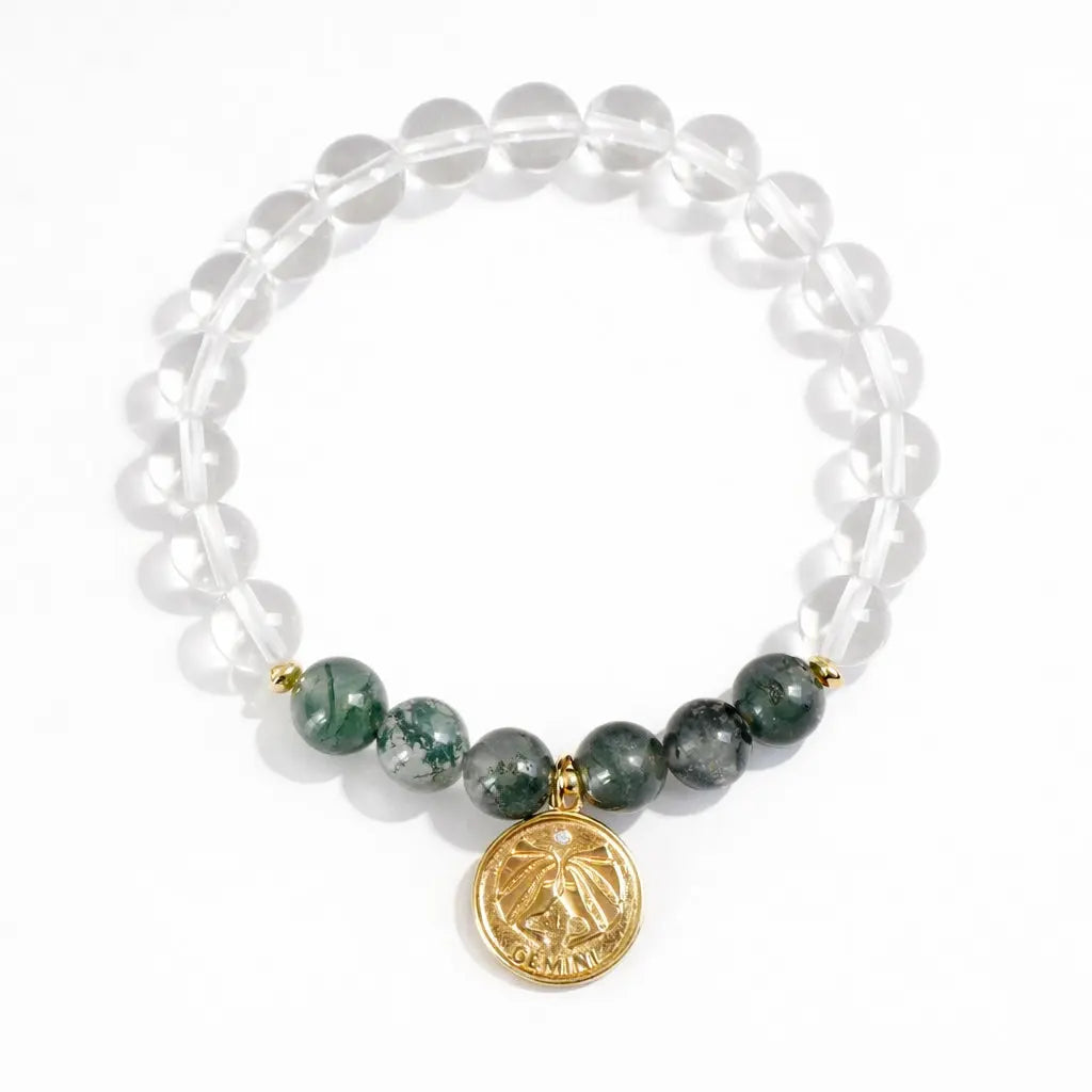 Natural Zodiac Crystal Healing Bracelet Shinepurity