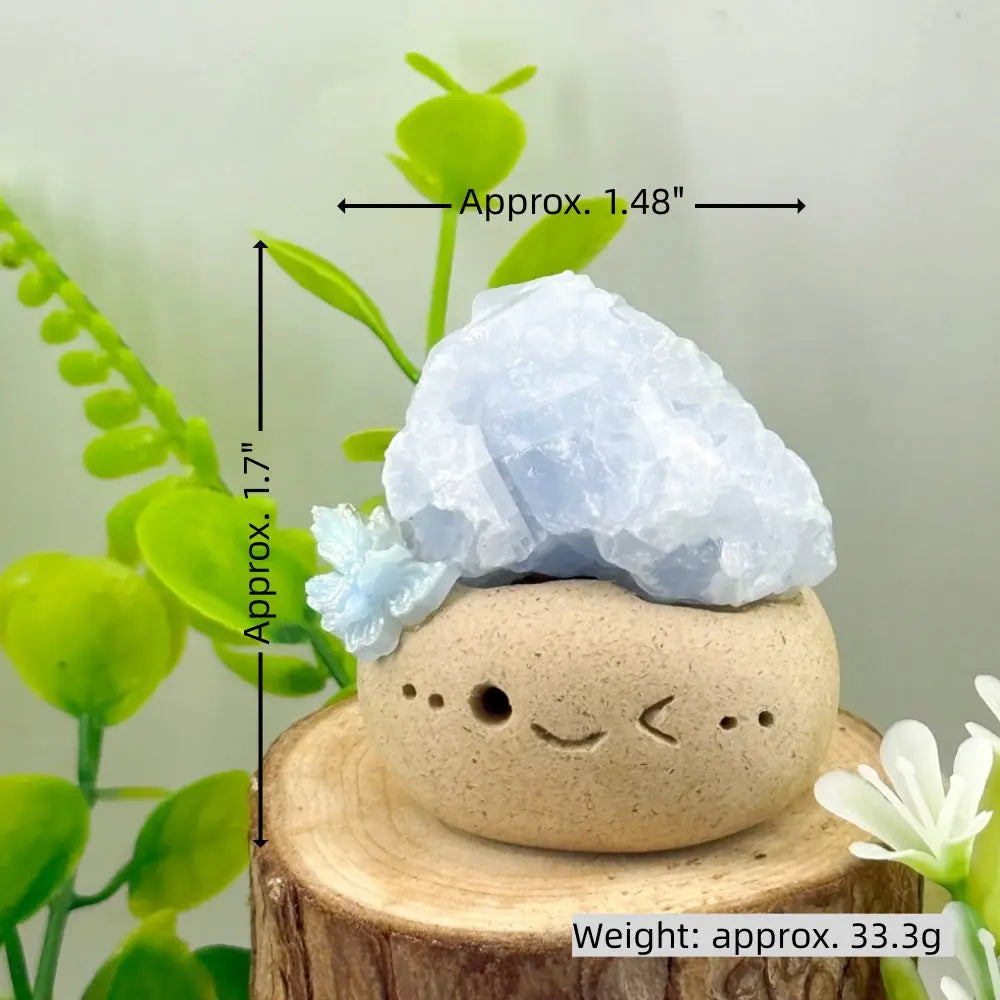 Blue Kyanite Crystal Pet for Cooling the Mind Shinepurity