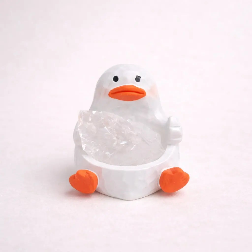 Lucky Glow Crystal Duck — Mini Desk Pal Shinepurity
