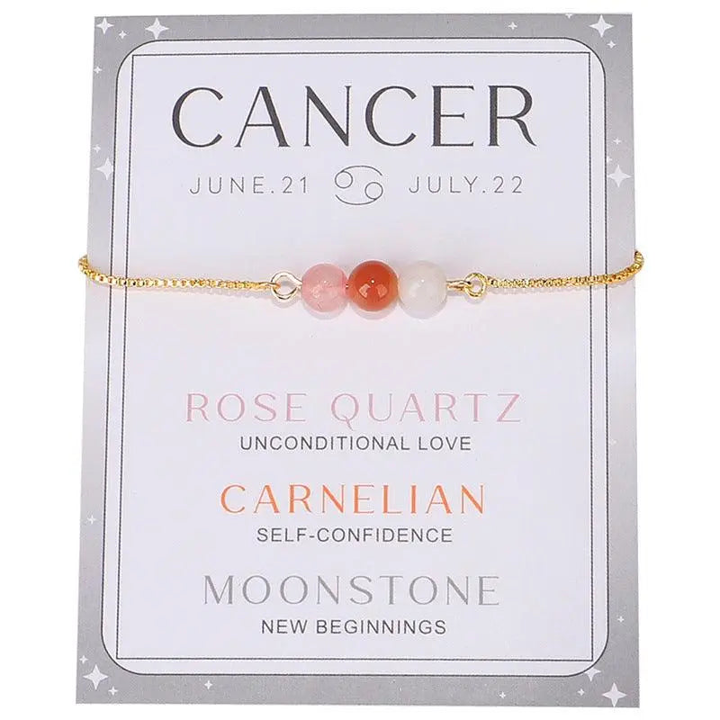 12 Zodiac Signs Beaded Bracelet - Shinepurity