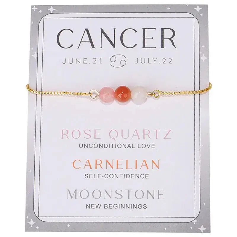 12 Zodiac Signs Beaded Bracelet - Shinepurity