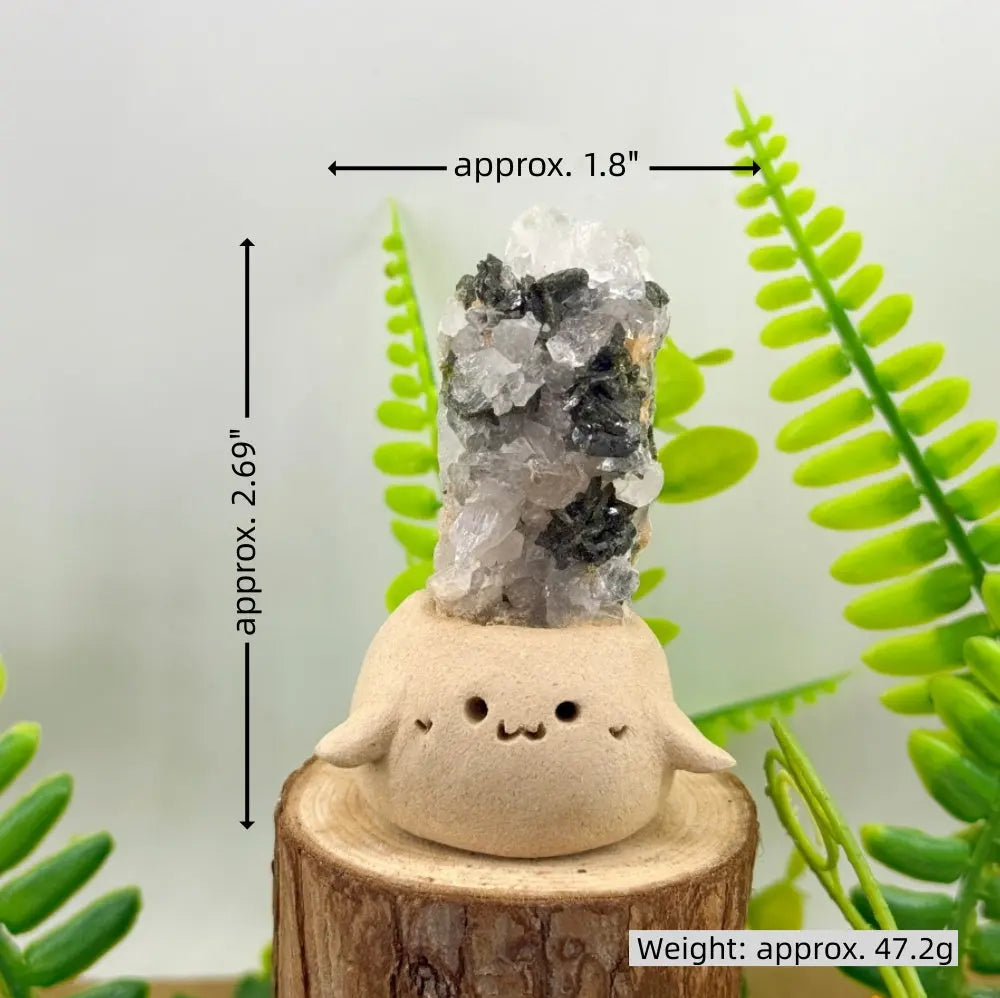 Forest Zen Handcrafted Epidote Crystal Pet Shinepurity