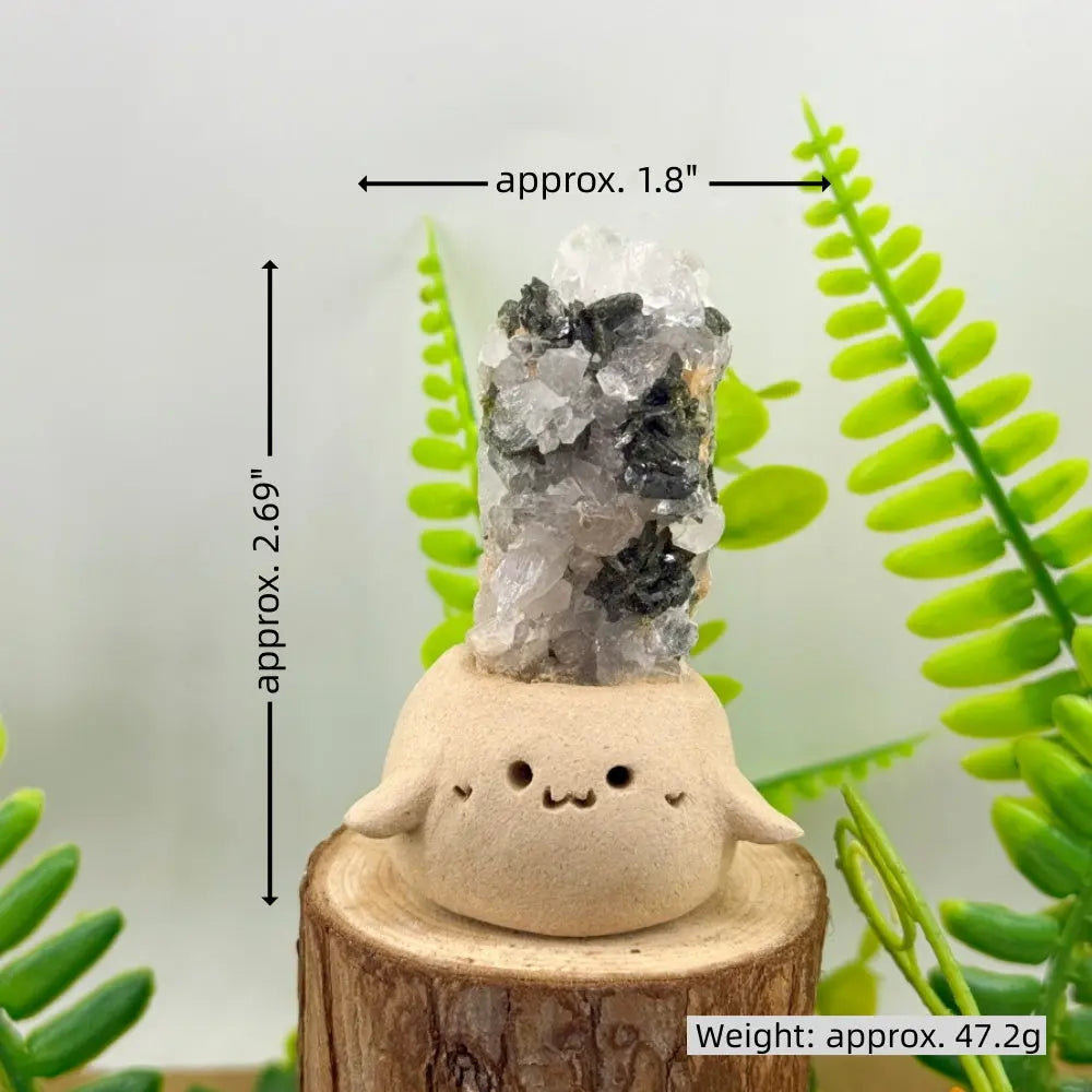 Forest Zen Handcrafted Epidote Crystal Pet Shinepurity