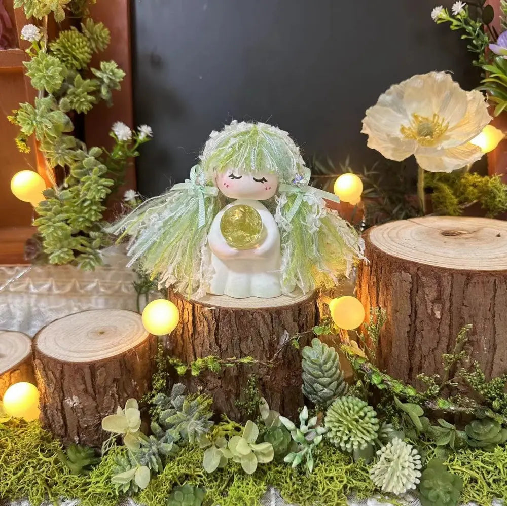 Customize | Wisha Crystal Wish Girl Figurine Shinepurity