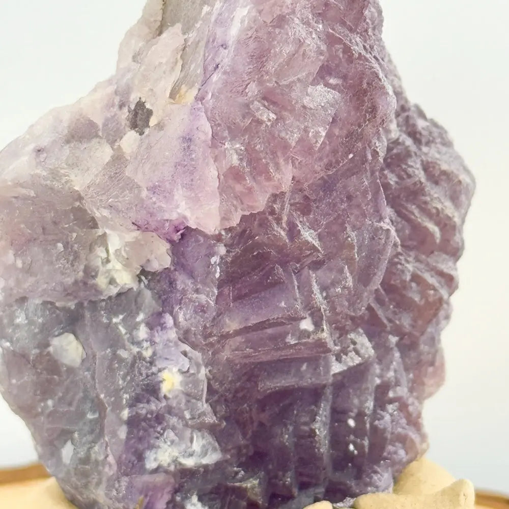 Bringing Calm and Inspiration Purple Fluorite Crystal Pet Shinepurity