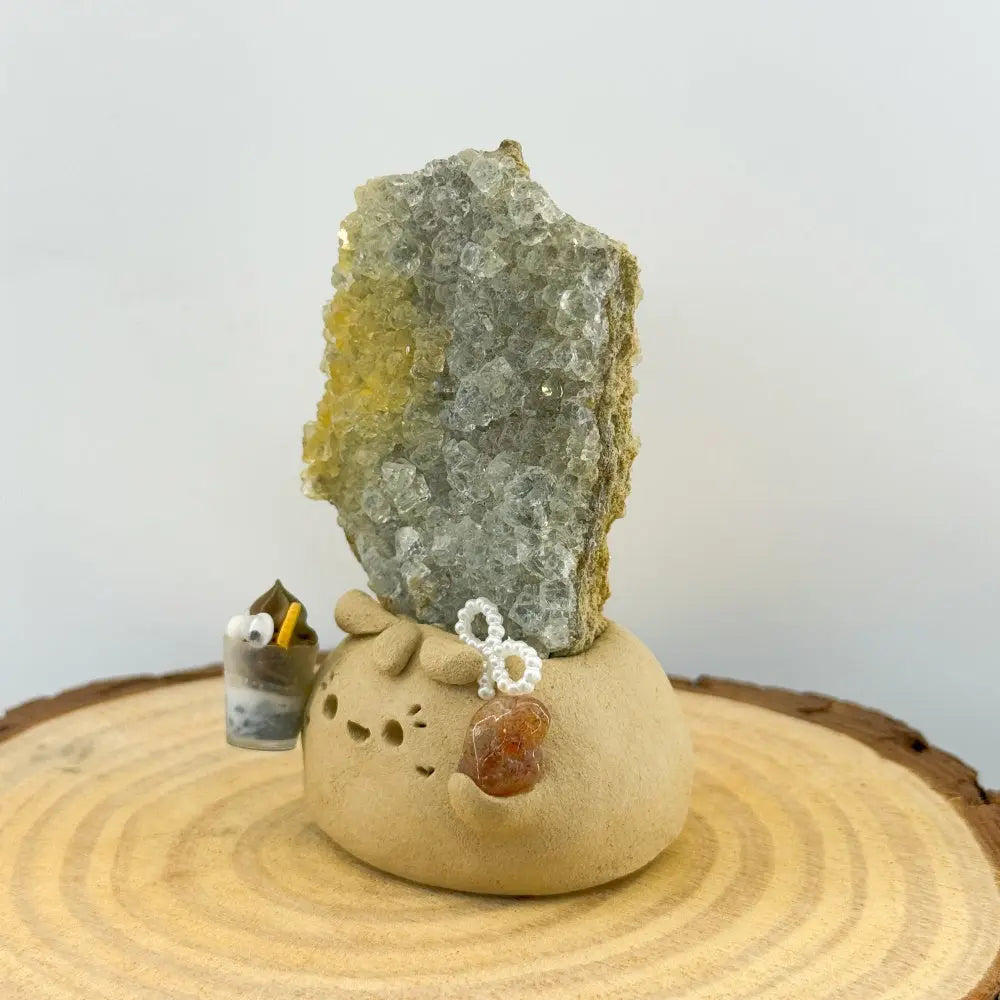 Bringing Clear Gentle Peace to the Heart Fluorite Crystal Pet Shinepurity