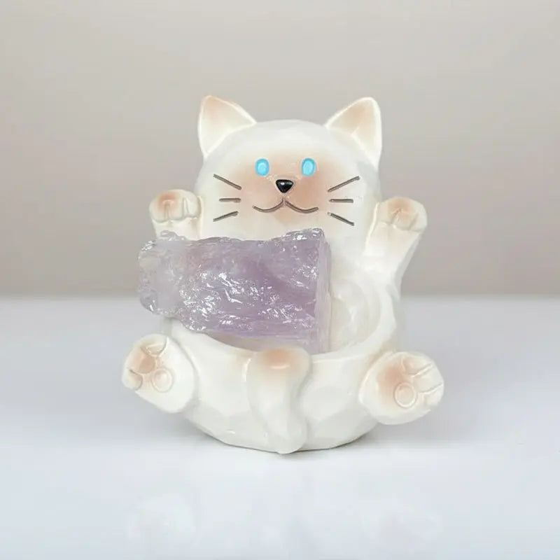 Adorable Cat Crystal pet - Your Desktop Buddy for Stress Relief Shinepurity