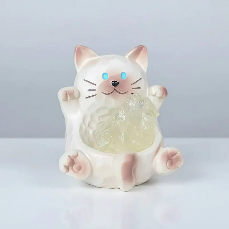 Adorable Cat Crystal pet - Your Desktop Buddy for Stress Relief Shinepurity