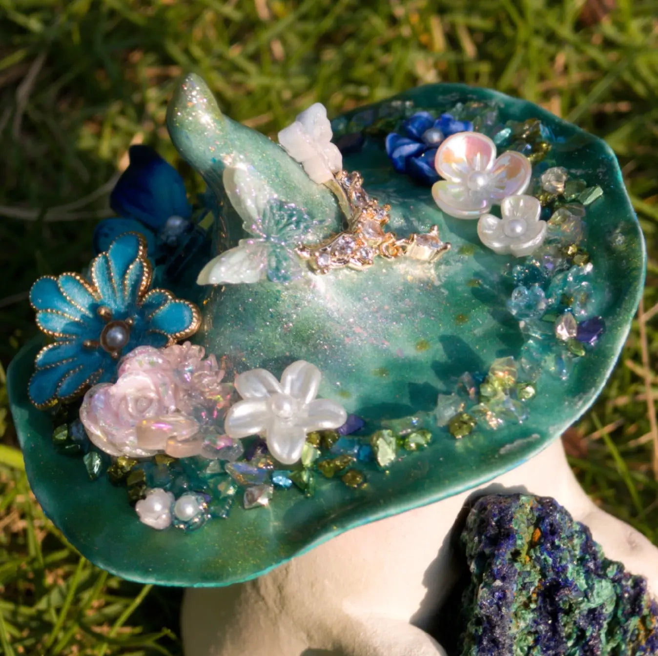 Customize | Deep Forest Magic Witch Hat Crystal Pet (7 Crystals Available) Shinepurity