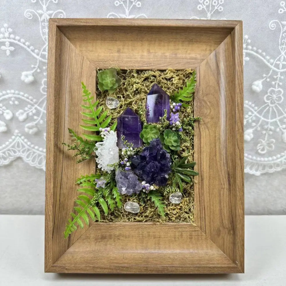 Designer Limited Edition |Spiritual Sanctuary Handmade Amethyst Decor Shinepurity