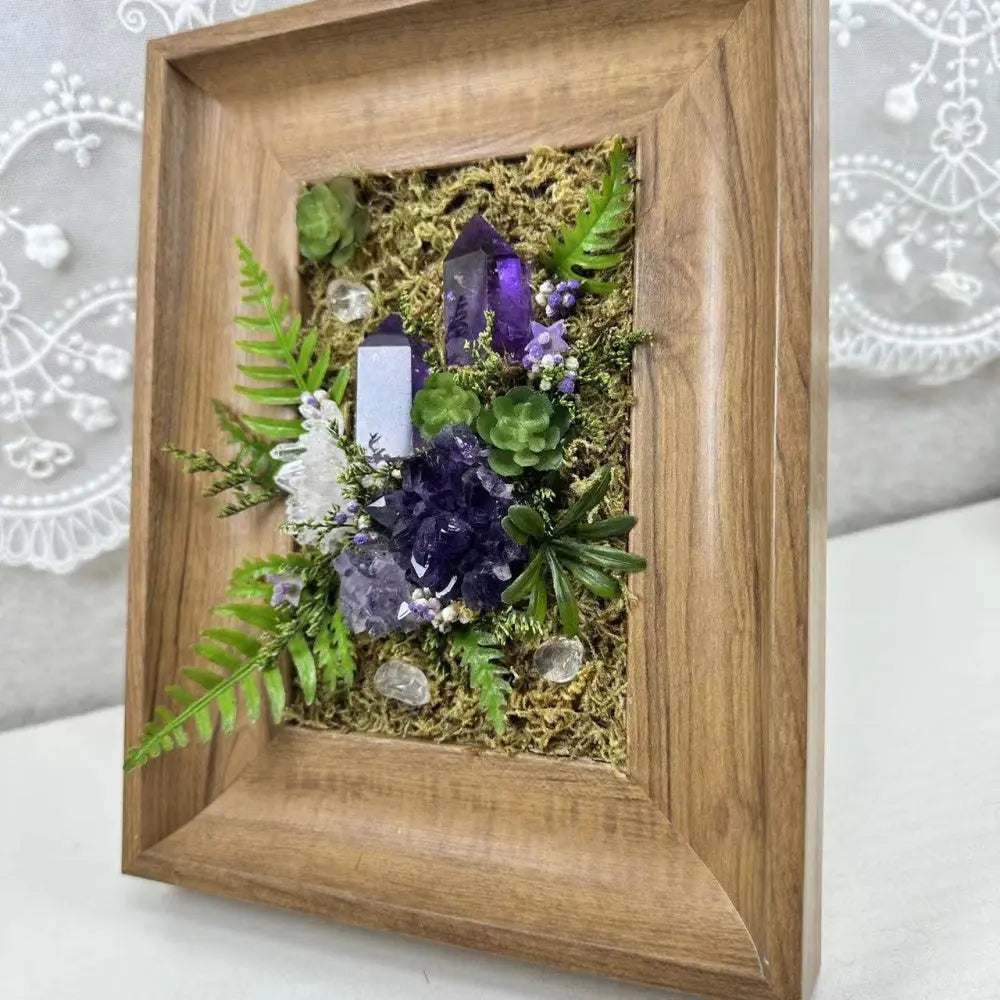 Designer Limited Edition |Spiritual Sanctuary Handmade Amethyst Decor Shinepurity