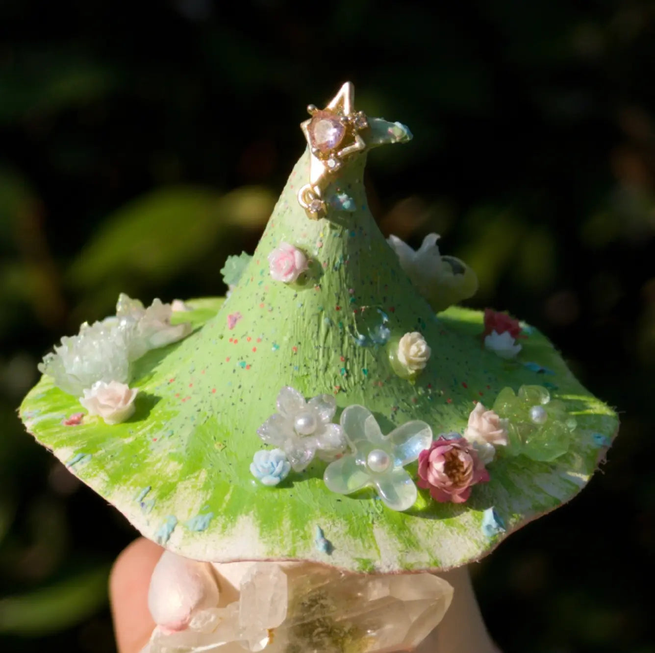 Customize | Forest Magic Witch Hat Crystal Pet (7 Crystals Available) Shinepurity