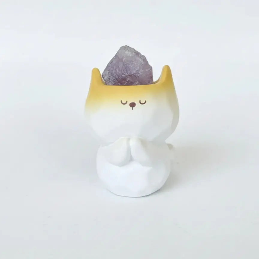 Gentle Glow Crystal Puppy — Mini Desk Pal Shinepurity